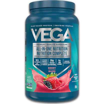 Mixed Berry Flavour, 850g | VEGA All-In-One Nutrition Plant-Based Protein