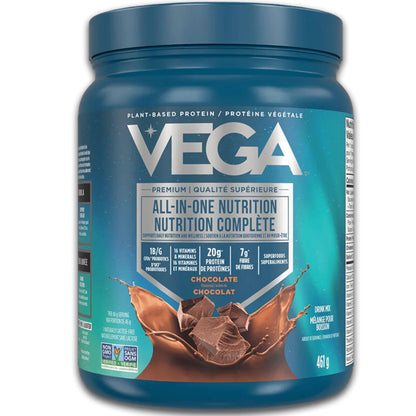 Chocolate Flavour, 461g | Vega All-In-One Nutrition, Plant-Based Protein