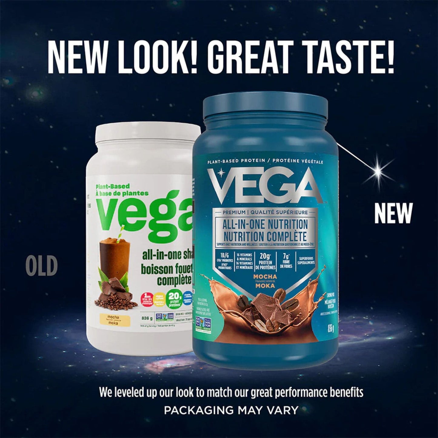 Mocha Flavour, 836g | VEGA All-In-One Nutrition Plant-Based Protein