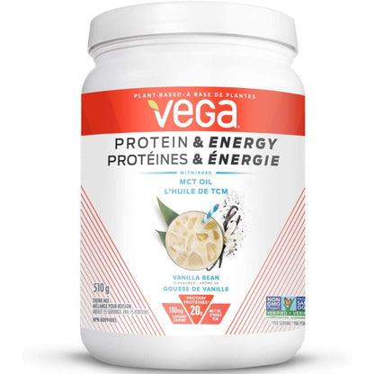 Vanilla Bean 513g | Vega Protein and Energy with MCT Oil // vanilla bean flavour