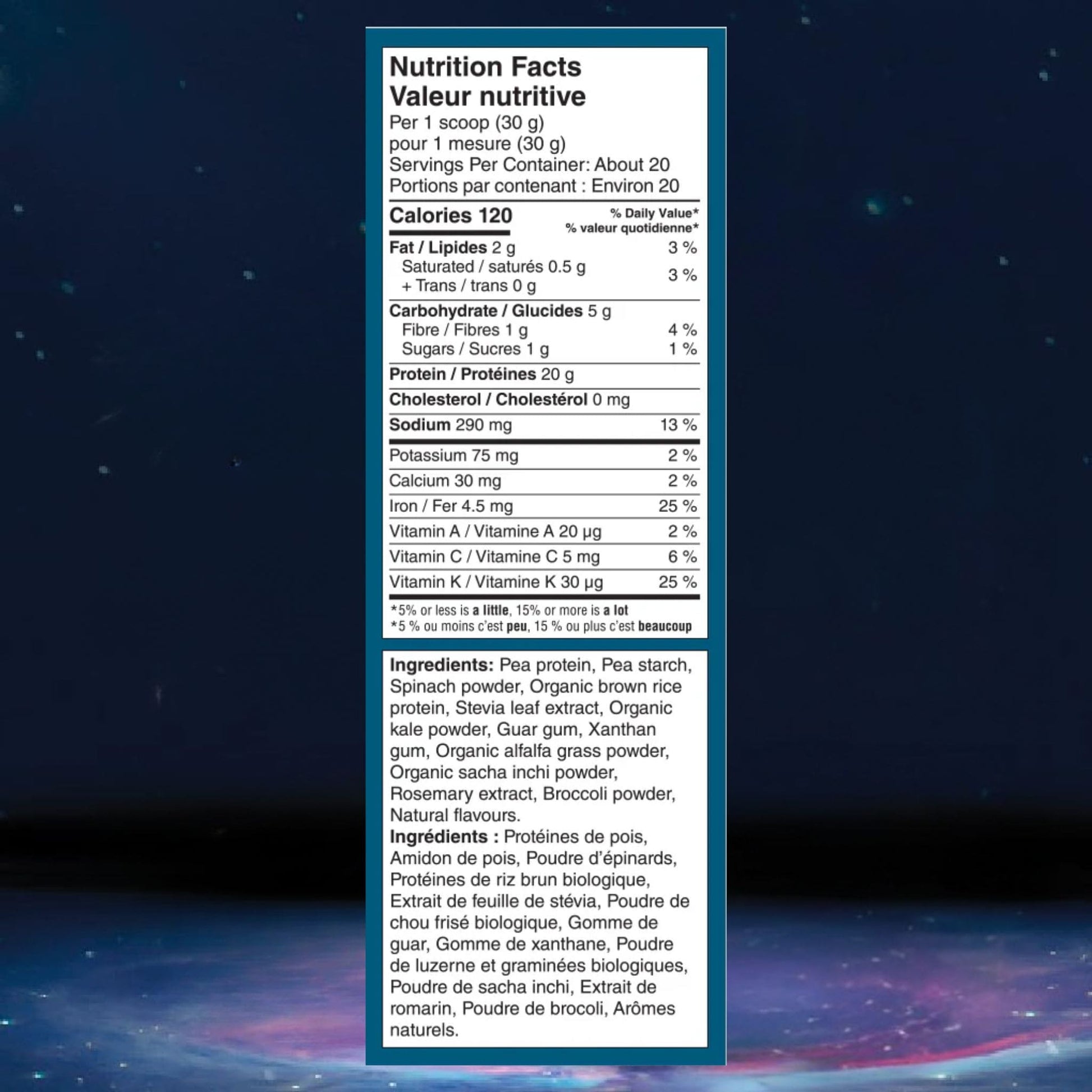 Creamy Vanilla Flavour, 614g | VEGA Protein + Supergreens, Plant-Based Protein Powder