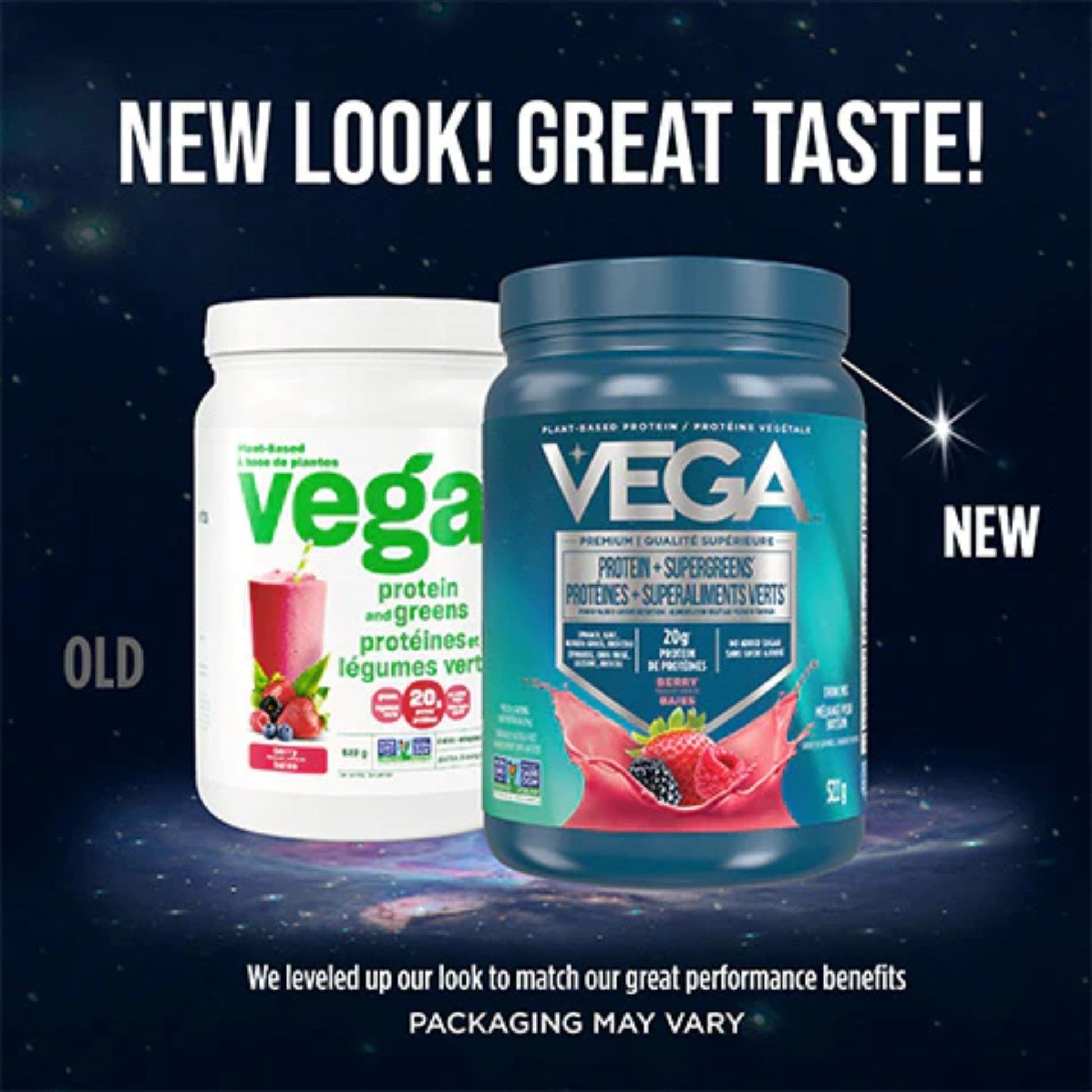Berry Flavour, 522g | VEGA Protein + Supergreens, Plant-Based Protein Powder