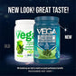 Natural Flavour, 586g | VEGA Protein + Supergreens, Plant-Based Protein Powder