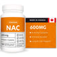 Vitacheck NAC 600mg Capsules, N Acetyl L-Cysteine, Immune Health, Supports Lung and Liver Health, 150 Vegetable Capsules
