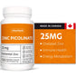 Vitacheck Zinc Picolinate 25mg Extra Strength, Chelated, Immune Health, Energy Metabolism, Hair and Nail Health, 120 Vegetable Capsules