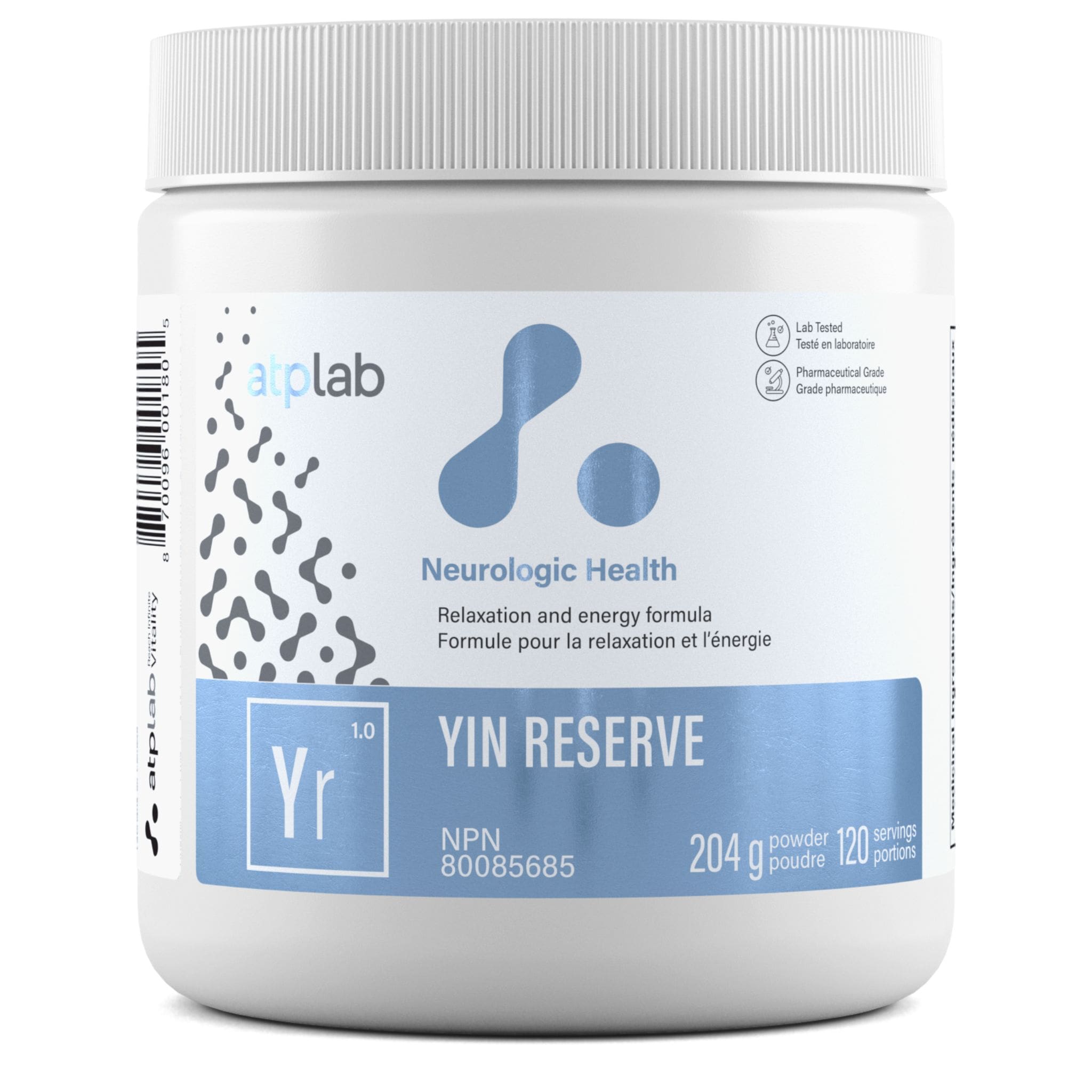 ATP Lab Yin Reserve, Relaxation, Energy and Bone Support, 204g