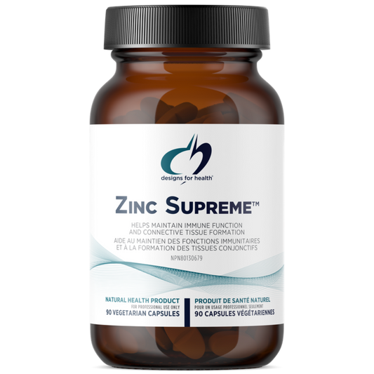 90 Capsules | Designs For Health Zinc Supreme
