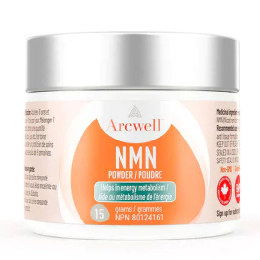 Arcwell NMN (Nicotinamide Mononucleotide) 250mg Powder , NAD+ Supplement, 250g