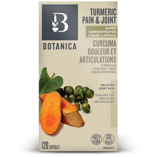 Botanica Turmeric Pain and Joint, Super Concentrated Liquid Capsules