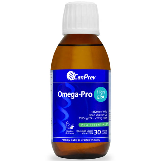 CanPrev Omega-Pro High EPA Fish Oil Liquid, 150ml