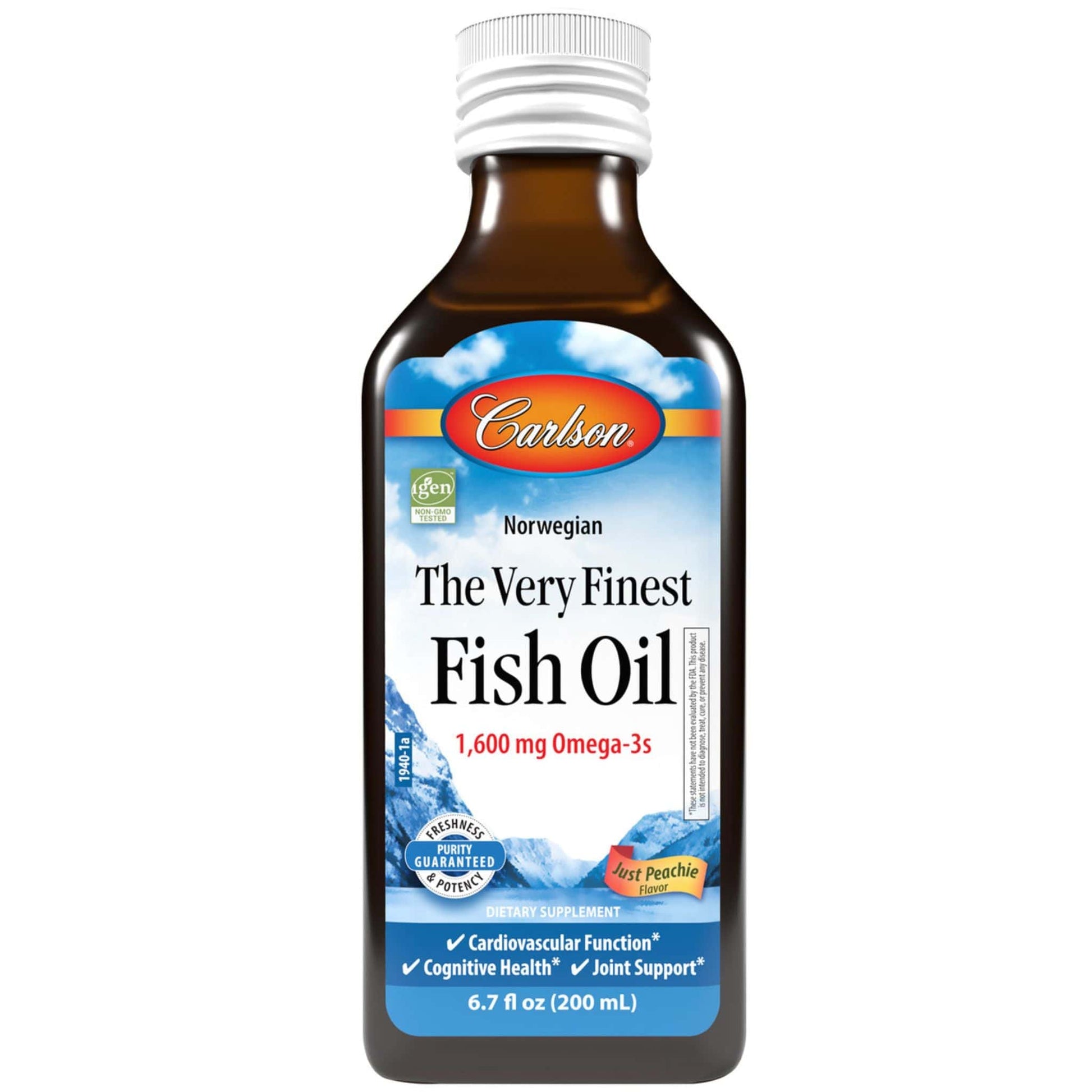 Carlson The Very Finest Fish Oil 200 ml Orange
