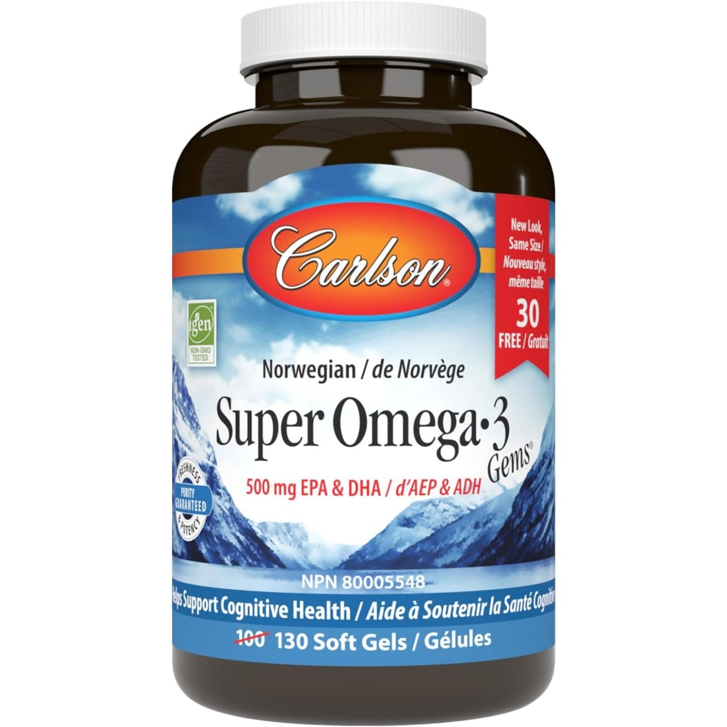 carlson-super-omega-gems-130-softgels