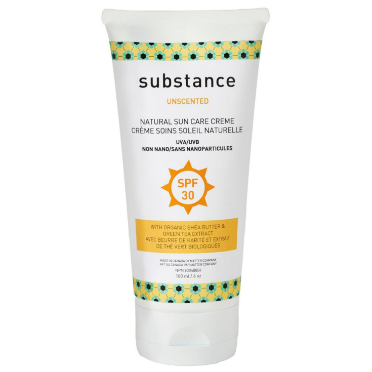 Substance Natural Sun Care Creme SPF 30 - Unscented