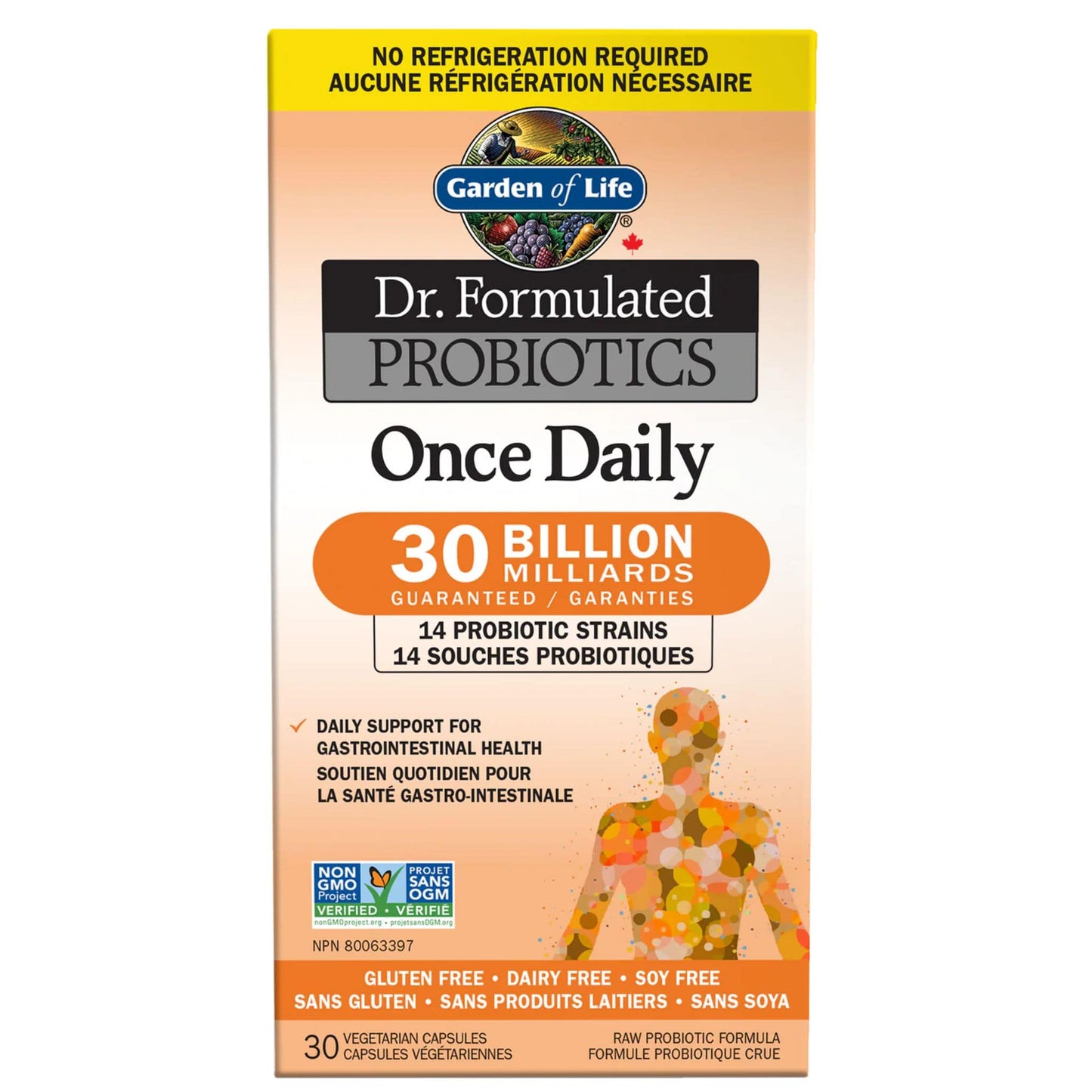 Shelf Stable | Garden of Life Dr. Formualted Probiotics Once Daily 