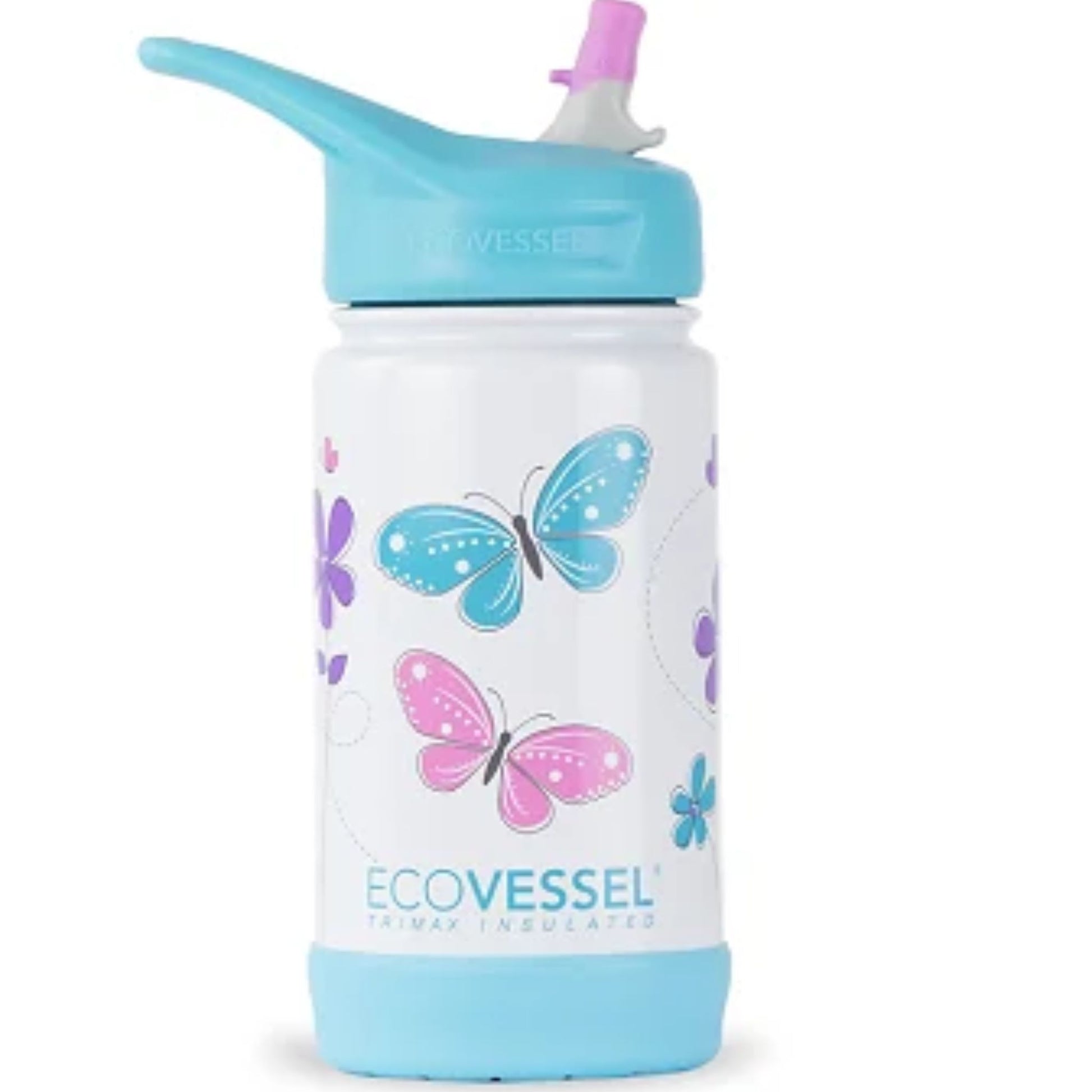 Butterfly 350ml // Ecovessel Frost Kids Bottle // Butterfly