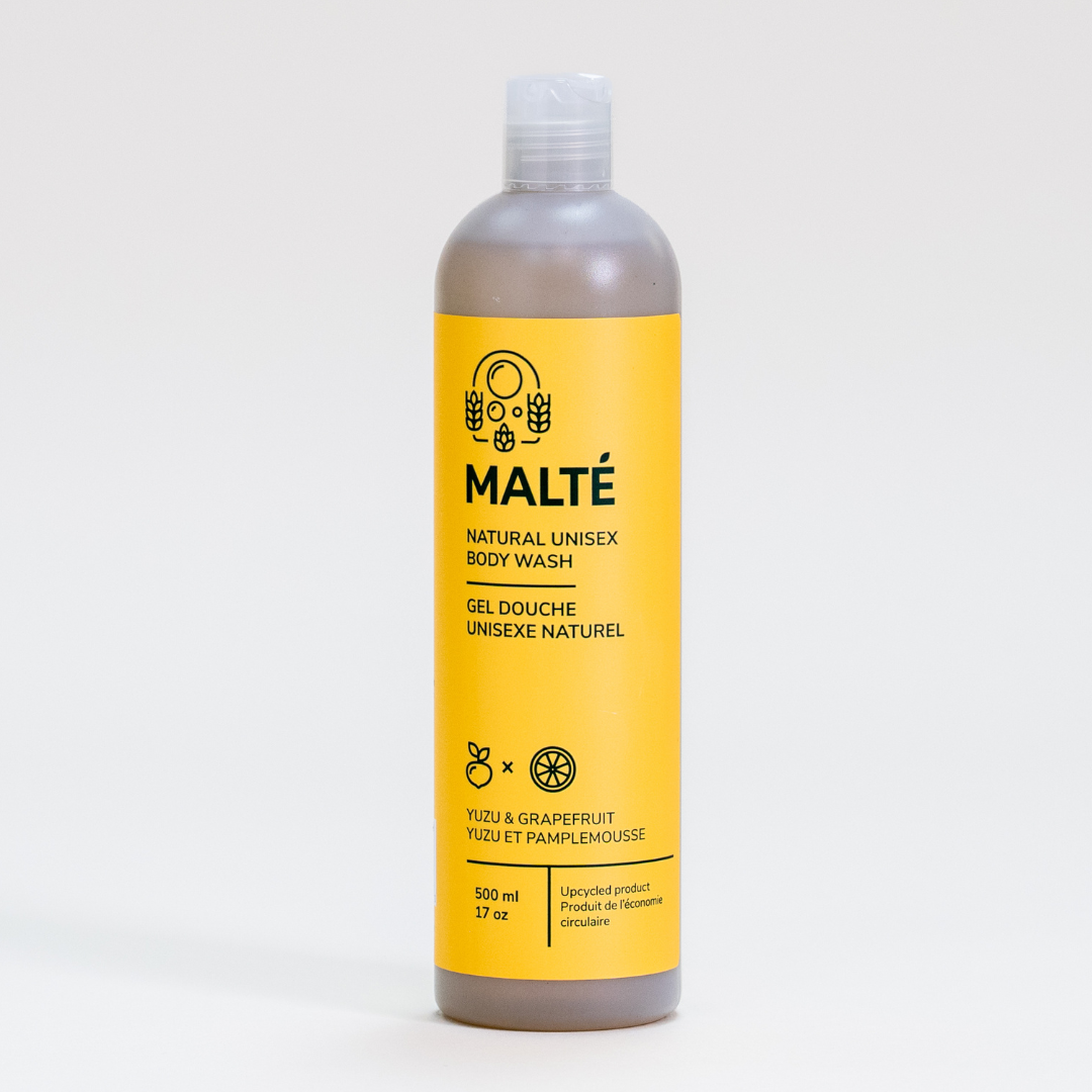 Malté Upcycled Body Wash, Yuzu & Grapefruit, 500ml