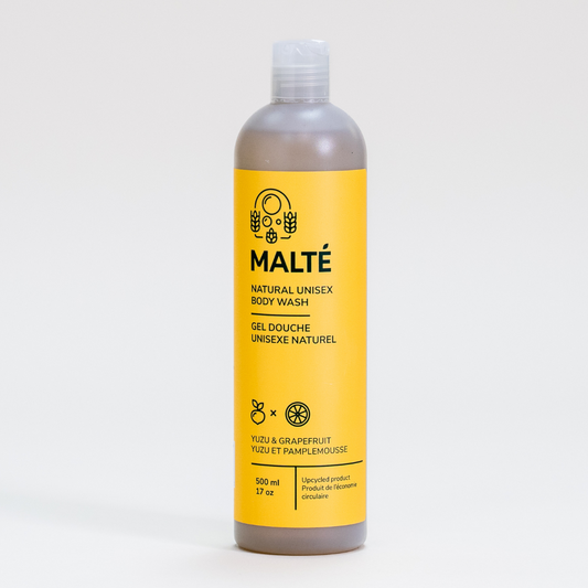 Malté Upcycled Body Wash, Yuzu & Grapefruit, 500ml