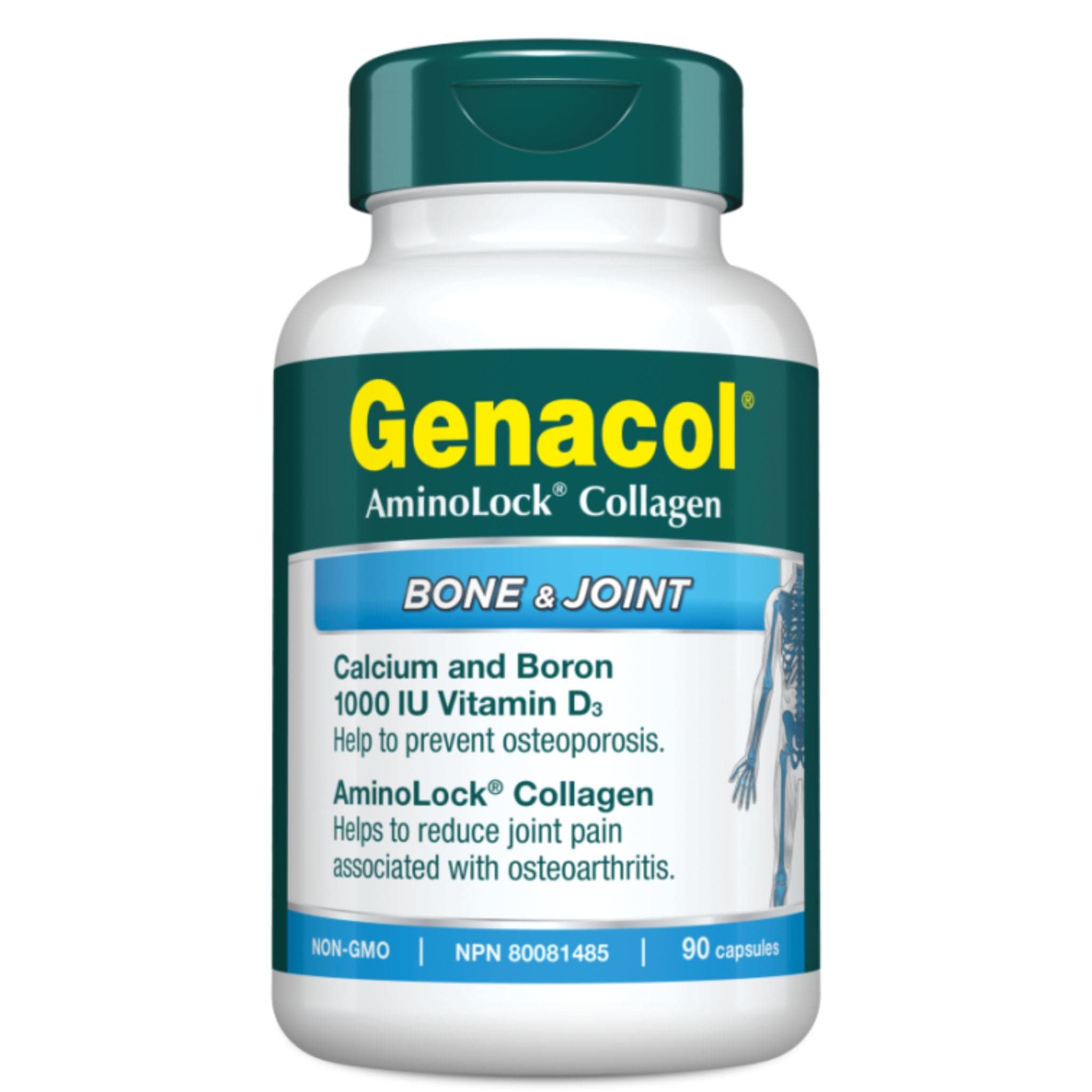 Genagol Genacol Bone & Joint (Collagen, Bone, Joint and Inflammation), 90 Caps
