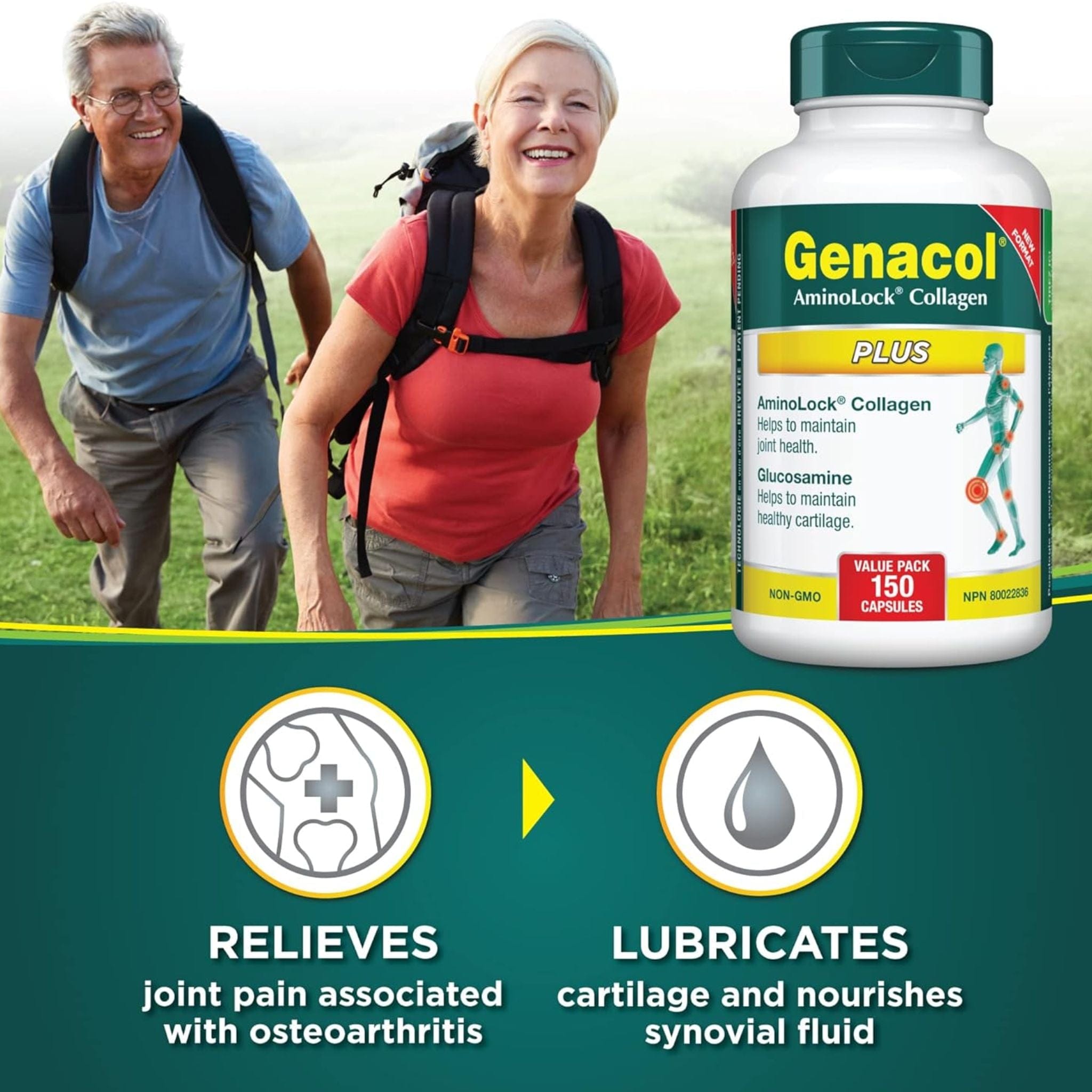 Gencol Genacol Genacol Plus (Collagen, Bone, Joint and Inflammation), 90 Caps ...