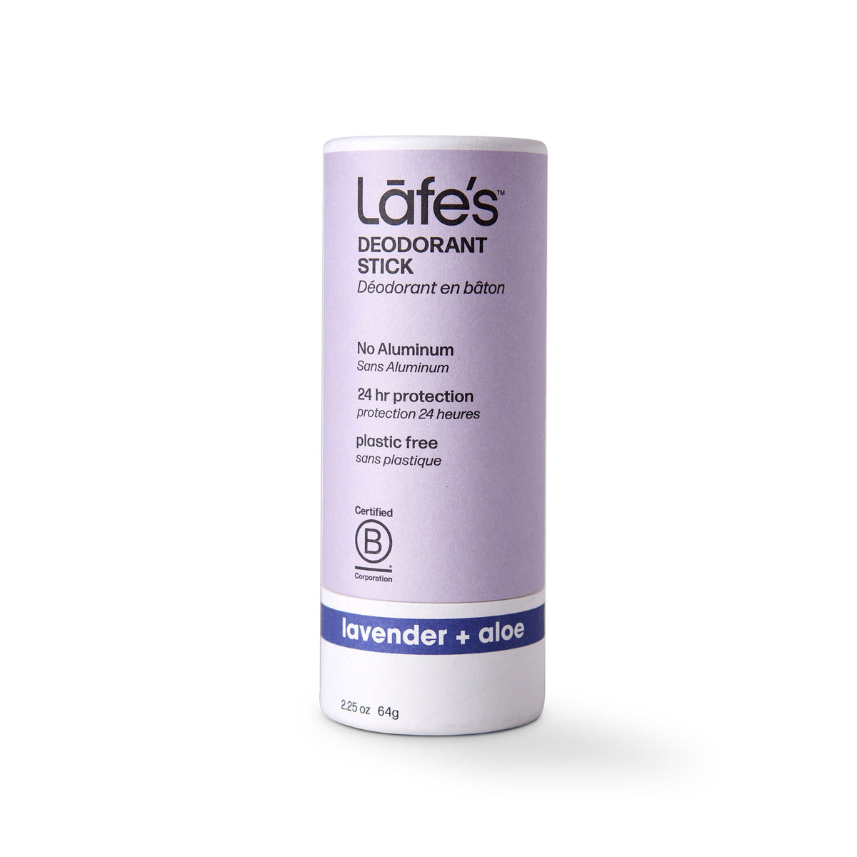 Lafe's Paper Barrel Stick Deodorant - Lavender + Aloe