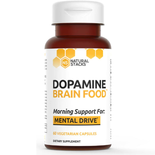 Natural Stacks Dopamine Brain Food, 60 Capsules