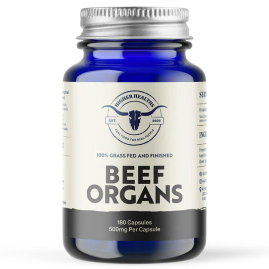 180 Capsules | Higher Healths Beef Organs