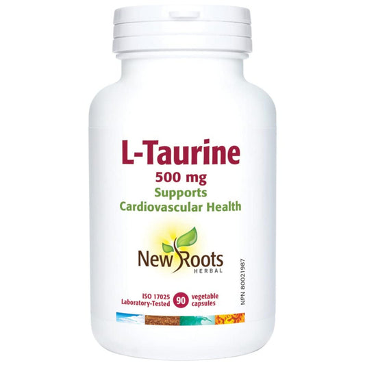 New Roots L-Taurine 500mg, 90 Capsules