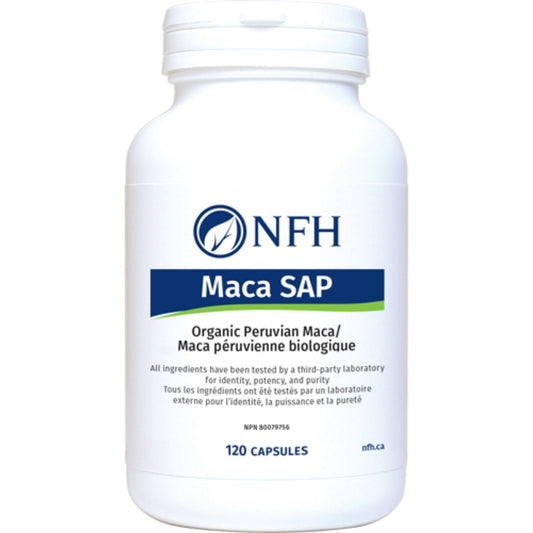 NFH Maca SAP 750mg Organic Maca, 120 Capsules