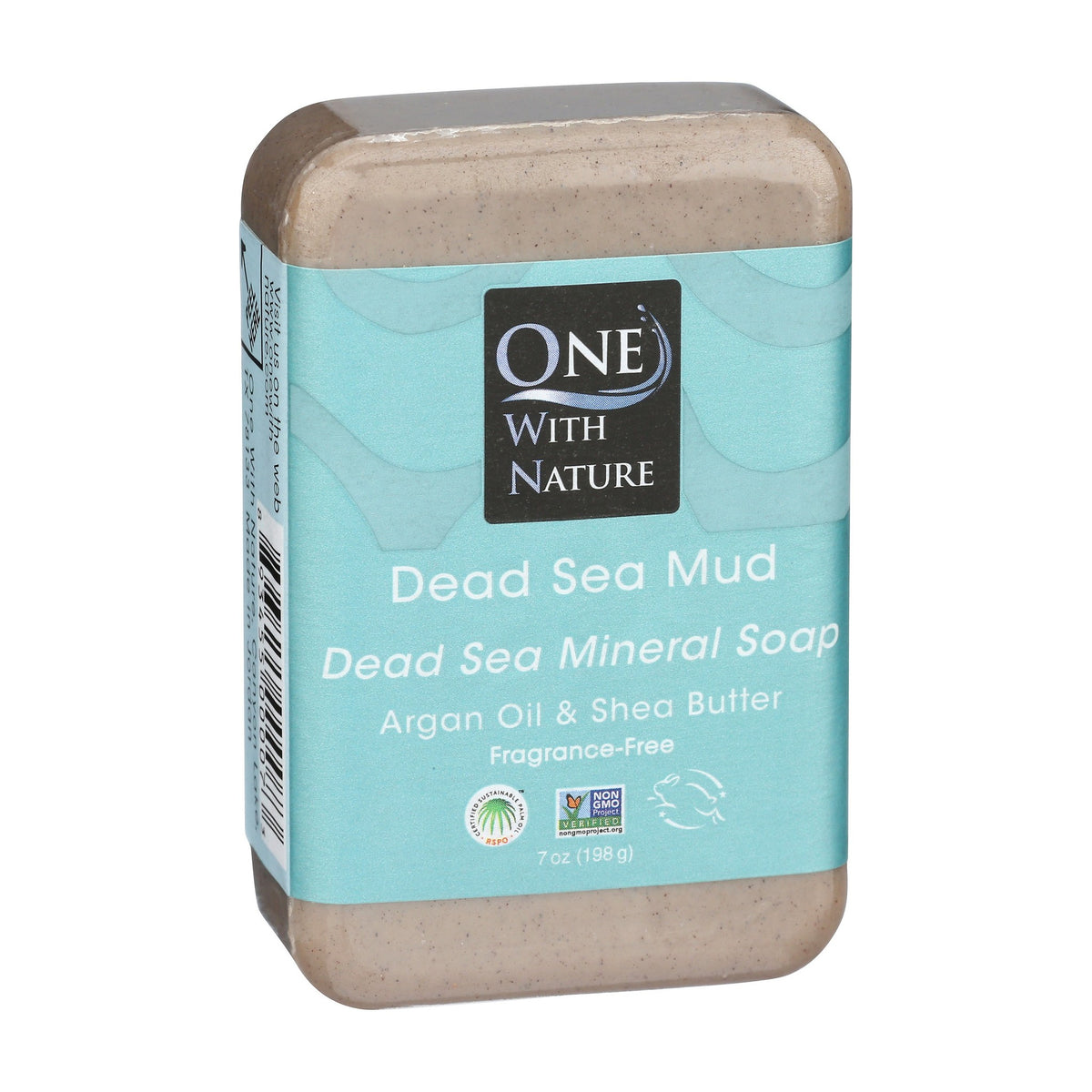 One With Nature Dead Sea Mud Mineral Bar Soap 200g