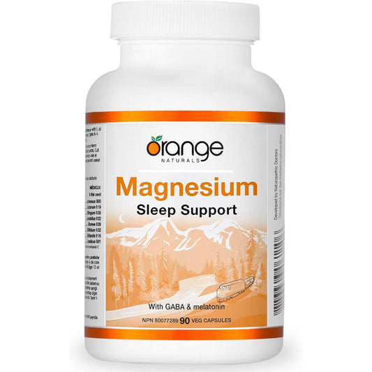 90 Capsules // Orange Naturals Magnesium Sleep Support // 90 Capsules