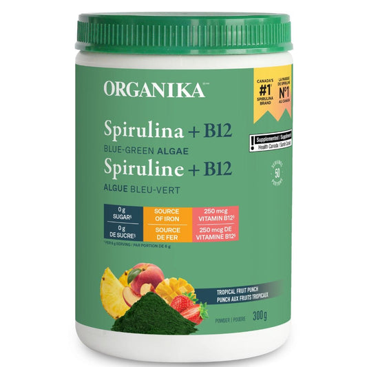 organika-spirulina-plus-b12-300g
