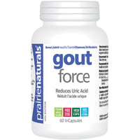 Prairie Naturals Gout-Force Terminalia Bellirica 250mg, Helps Support Healthy Blood Uric Acid Levels, 60 Vegetable Capsules