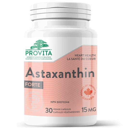 Provita Astaxanthin Forte 15mg, 30 Capsules
