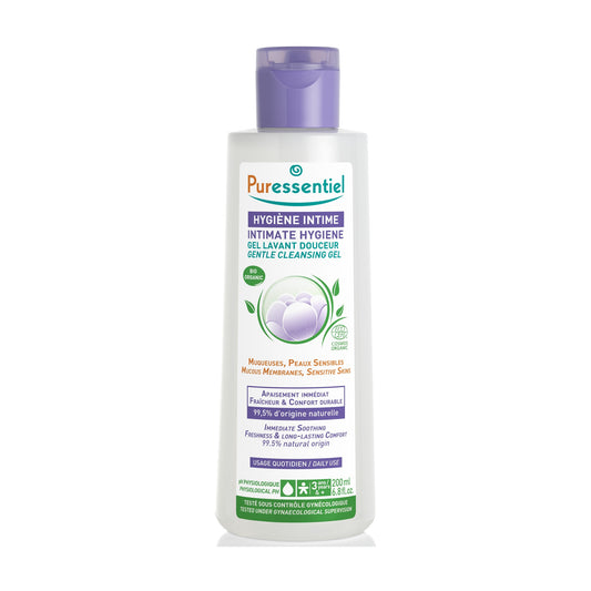Puressentiel Organic Gentle Cleansing Gel for Intimate Hygiene, 200ml