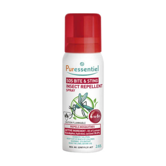 Puressentiel SOS Bite and Sting Mosquito Repellent Spray, 75ml