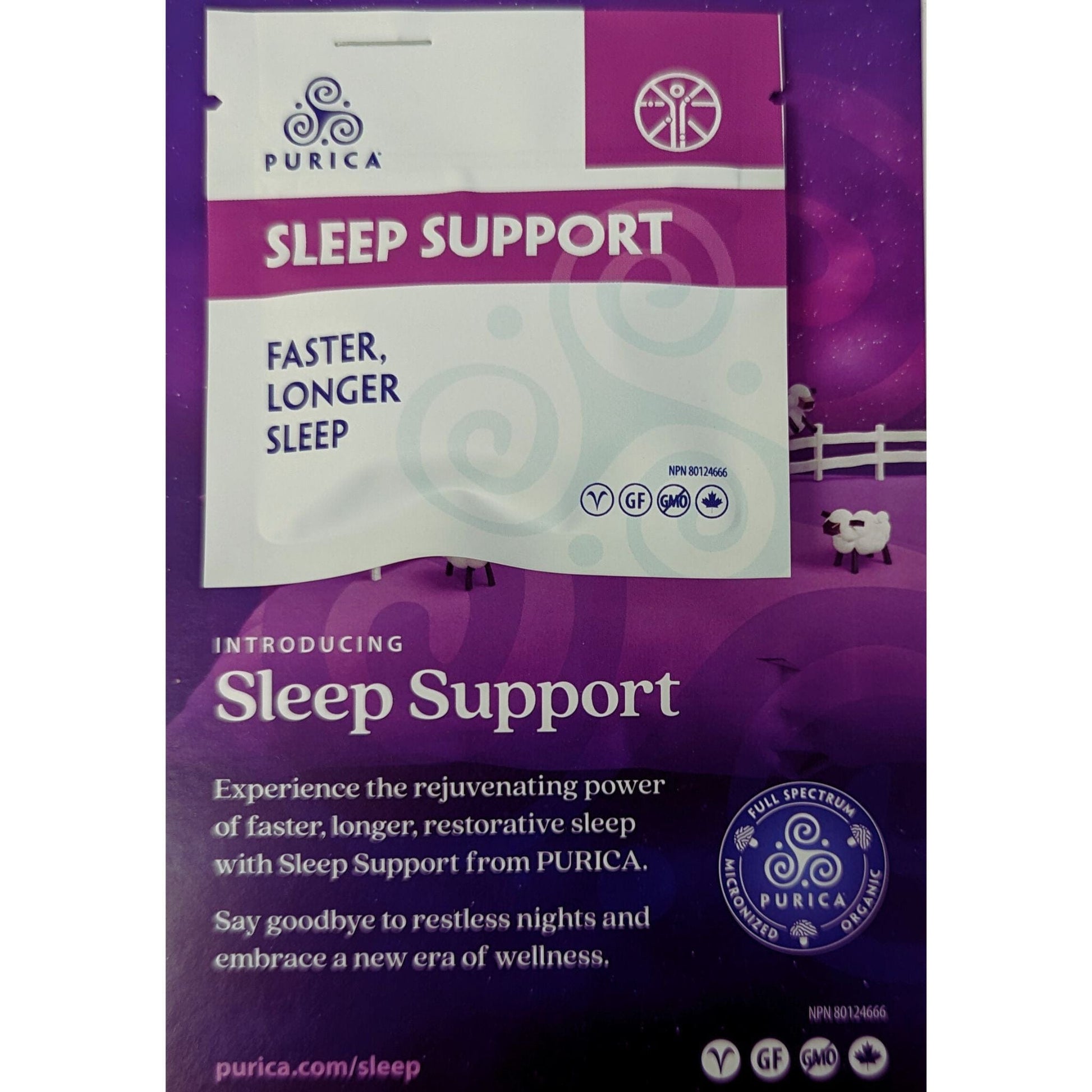 6 Capsules // Purica Sleep Support Sample // 6 Capsules