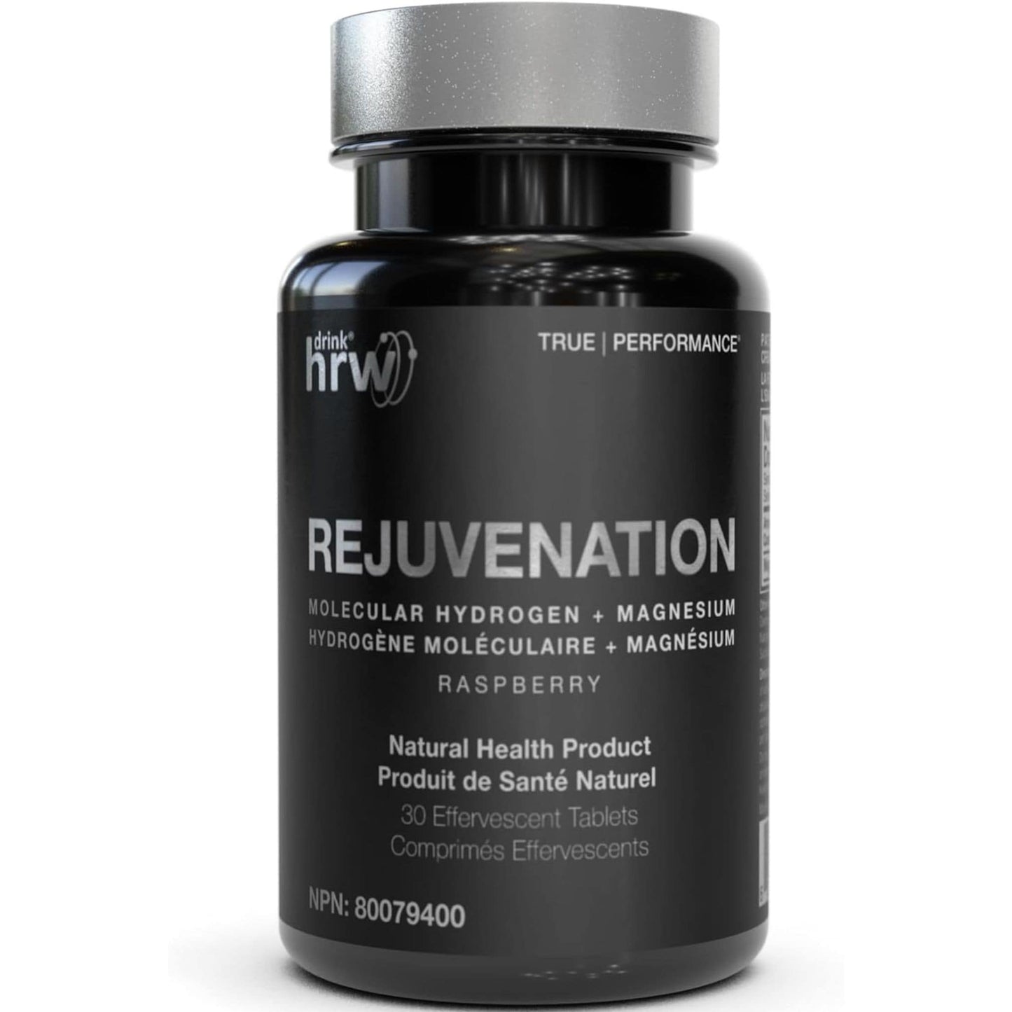 Drink HRW TRUE | PERFORMANCE Rejuvenation Sport, Advanced Molecular Hydrogen with Magnesium, 30-60 Tablets