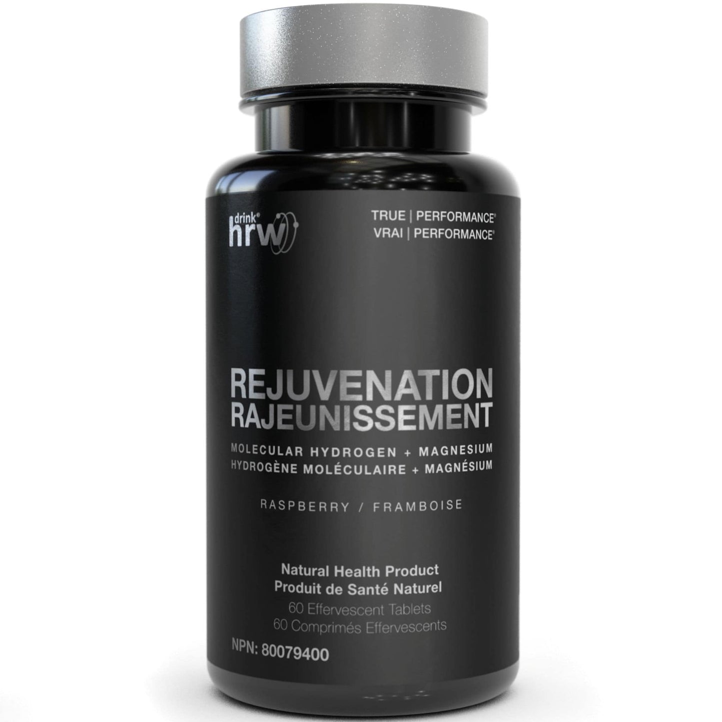 Drink HRW TRUE | PERFORMANCE Rejuvenation Sport, Advanced Molecular Hydrogen with Magnesium, 30-60 Tablets
