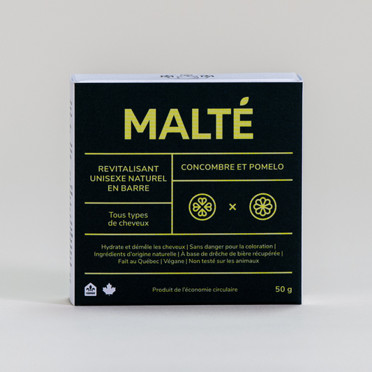 Malté Conditioner Bar, Cucumber & Pomelo, 50g