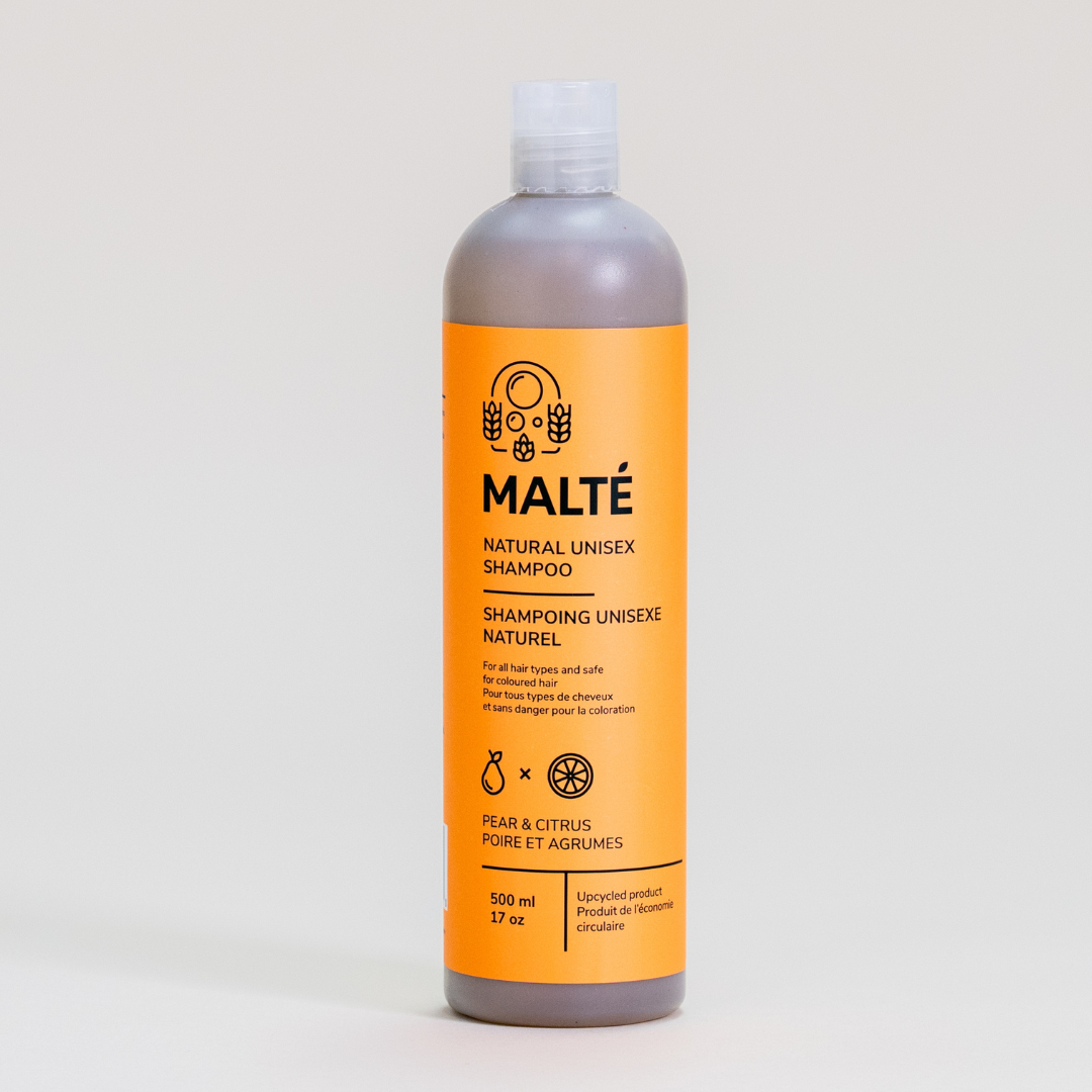 Malté Upcycled Shampoo, Pear & Citrus or Scented Wood, 500ml - Pear & Citrus