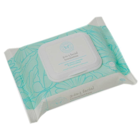 The Honest Company 3-IN-1 FACIAL TOWELETTES, 30 Wipes