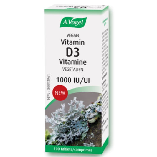 A. Vogel Vegan Vitamin D3, 100 Tablets