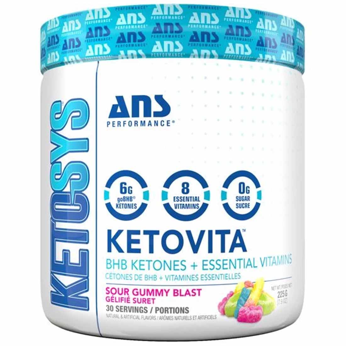 ANS Performance KETOVITA - BHB + Vitamins, 225g