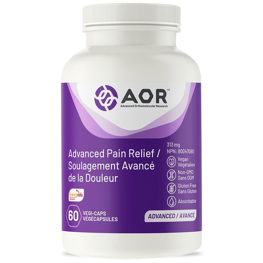 AOR Advanced Pain Relief (Formerly Fem Ease), 60 Vegi-Capsules