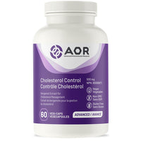 AOR Cholesterol Control, Bergamot Flavonoids for Healthy Cholesterol and Blood Sugar, 60 Capsules