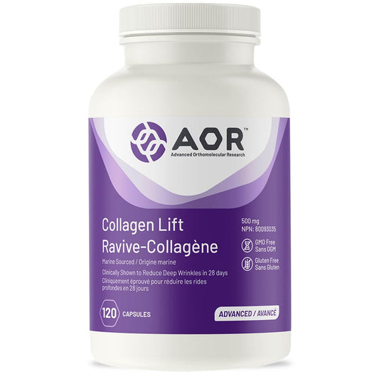 AOR Collagen Lift, Reduces Wrinkles and Skin Dryness, 120 Capsules