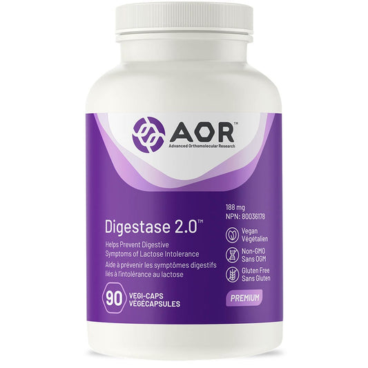 AOR Digestase 2.0, 188mg, 90 Vegi-Capsules