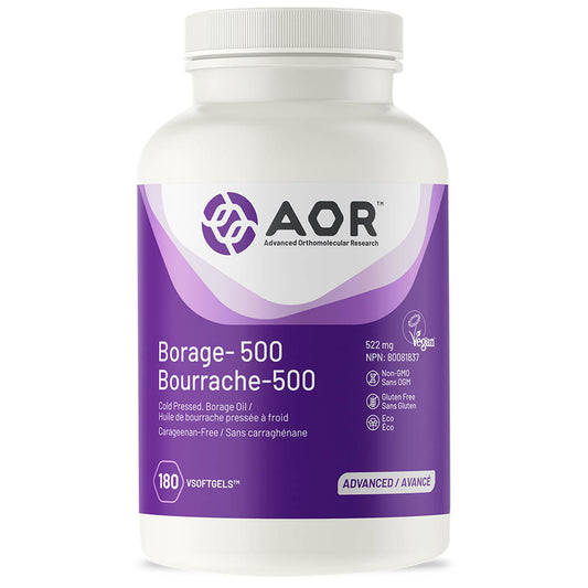 AOR Borage 500, 180 Vegi-Softgels