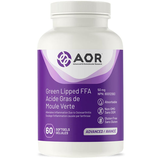 AOR Green Lipped FFA, 50mg, 60 Softgels