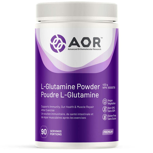 AOR L-Glutamine Powder (Vegan, non-GMO and Gluten-Free)